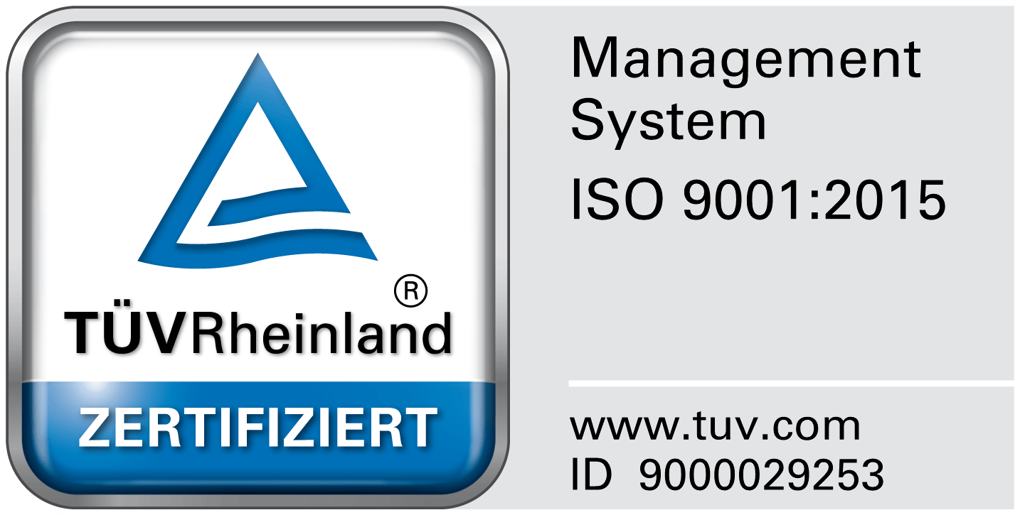 Tuvland-Managementsystem ISO 9001-2015.